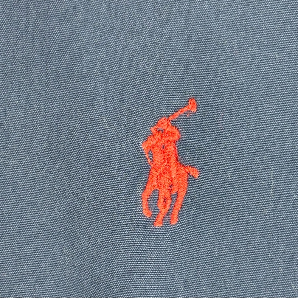Polo Ralph Lauren Shirt Mens XLT Blue Button Down Short Sleeve Classic Fit - Picture 9 of 16